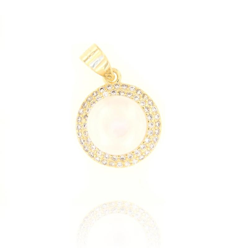 CIONDOLO ARGENTO ZIRCONE
