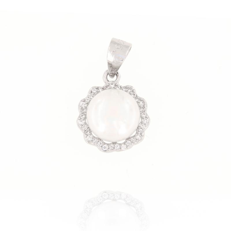 CIONDOLO ARGENTO ZIRCONE
