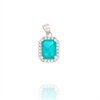 CIONDOLO ARGENTO ZIRCONE
