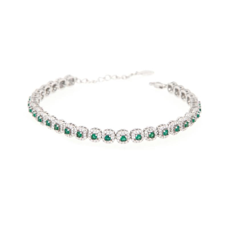 BRACCIALE ARGENTO ZIRCONE