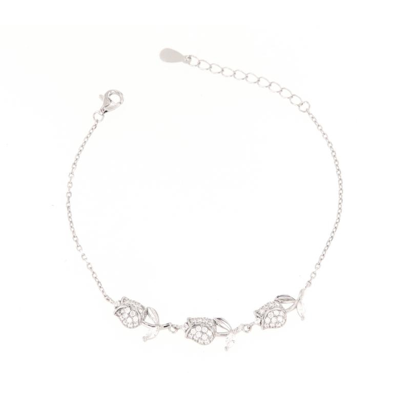 BRACCIALE ARGENTO ZIRCONE