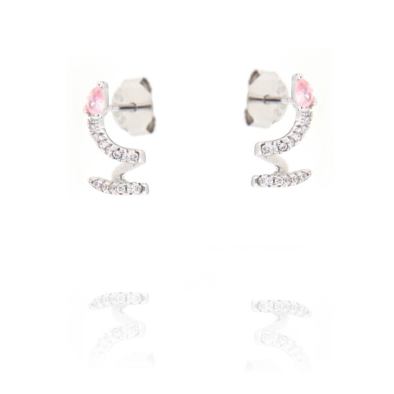 ORECCHINO ARGENTO ZIRCONE 3PZ
