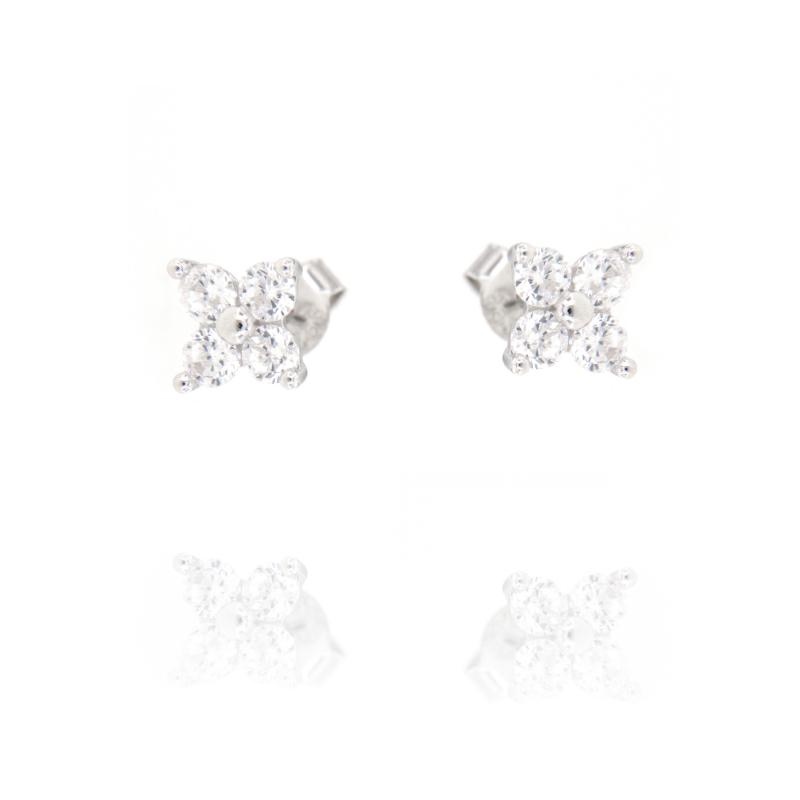 ORECCHINO ARGENTO ZIRCONE 3PZ
