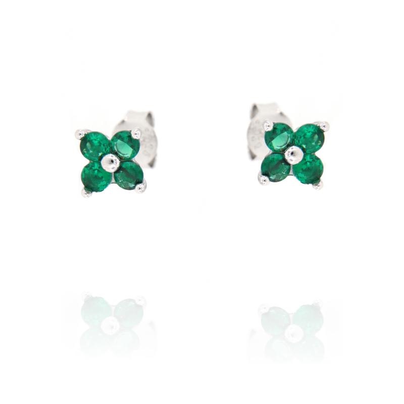 ORECCHINO ARGENTO ZIRCONE 3PZ