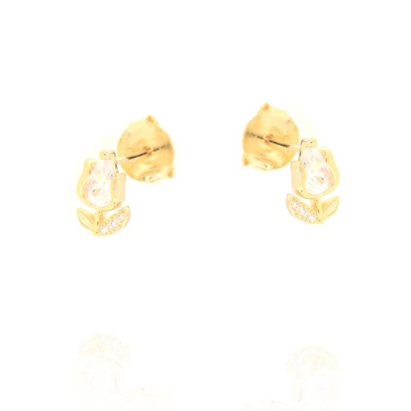 ORECCHINO ARGENTO ZIRCONE 3PZ