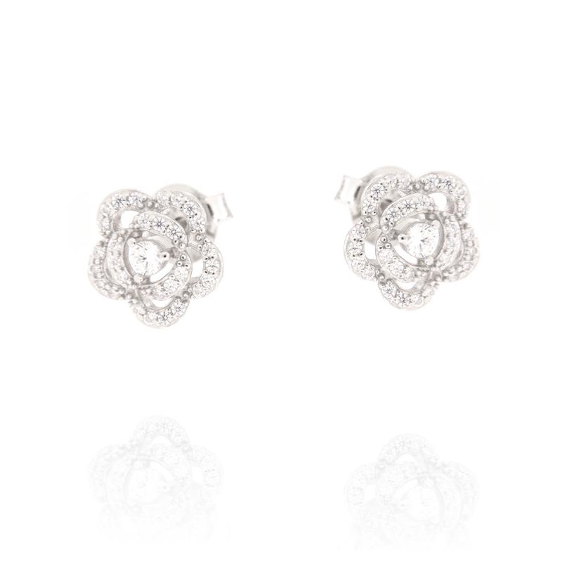 ORECCHINO ARGENTO ZIRCONE 3PZ