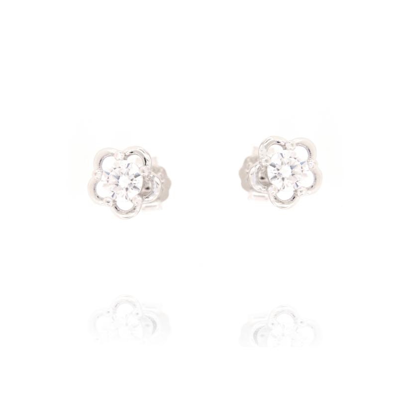 ORECCHINO ARGENTO ZIRCONE 3PZ