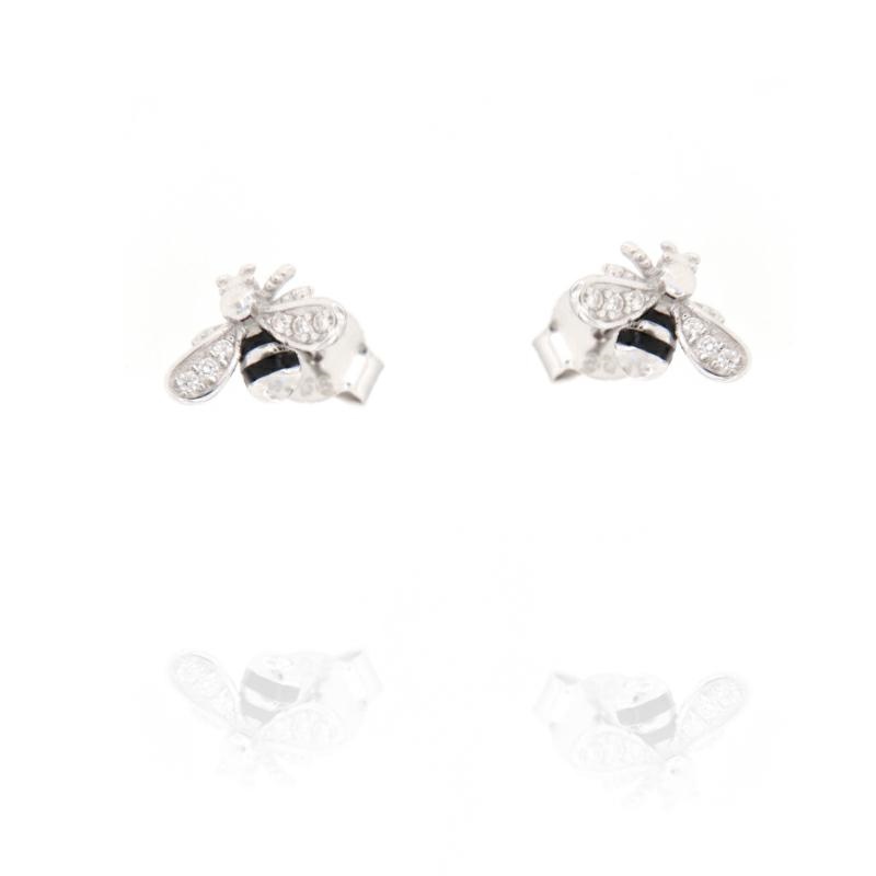 ORECCHINO ARGENTO ZIRCONE 3PZ