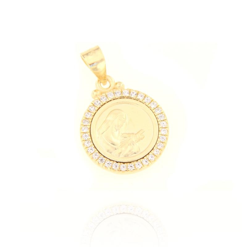 CIONDOLO ARGENTO ZIRCONE