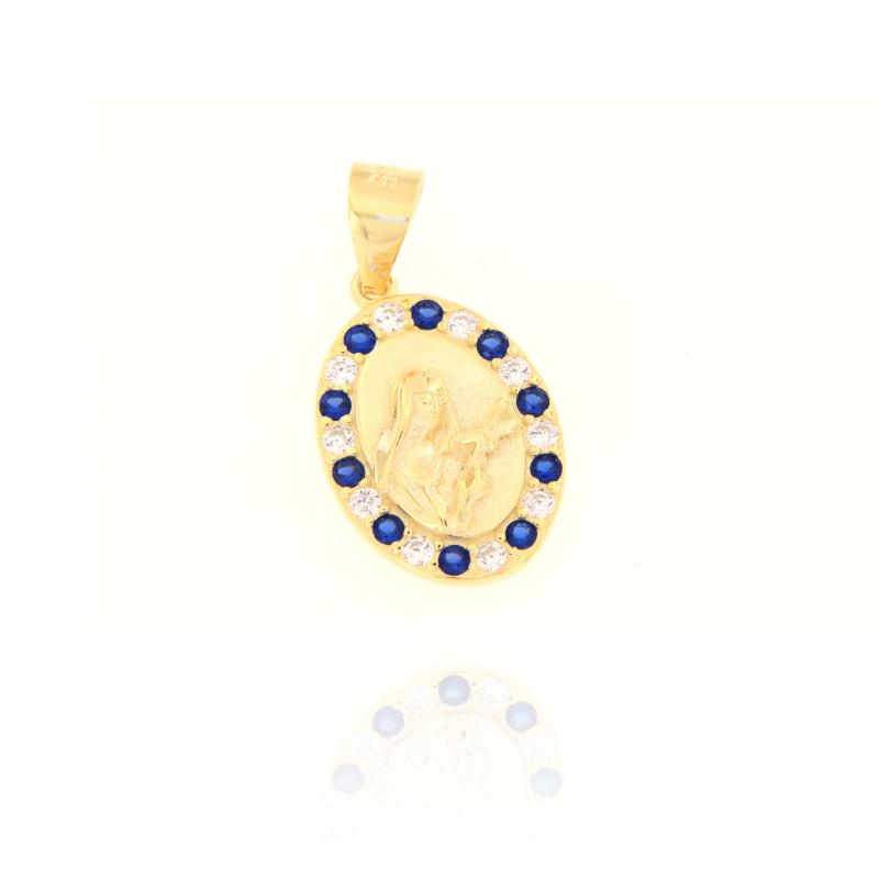 CIONDOLO ARGENTO ZIRCONE