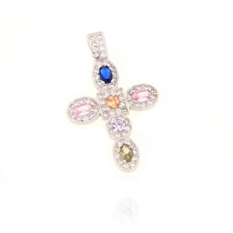 CIONDOLO ARGENTO ZIRCONE