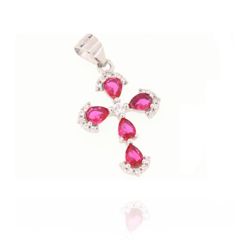 CIONDOLO ARGENTO ZIRCONE