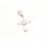 CIONDOLO ARGENTO ZIRCONE
