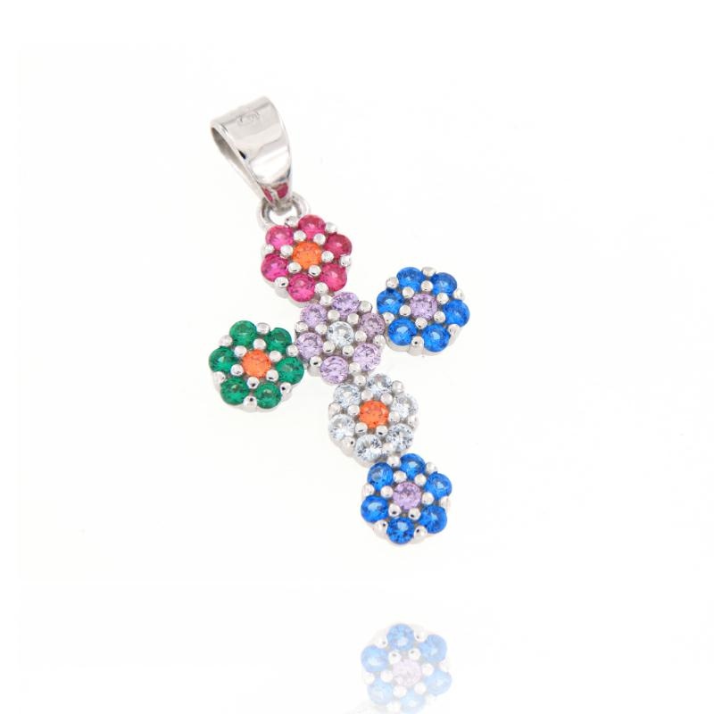 CIONDOLO ARGENTO ZIRCONE