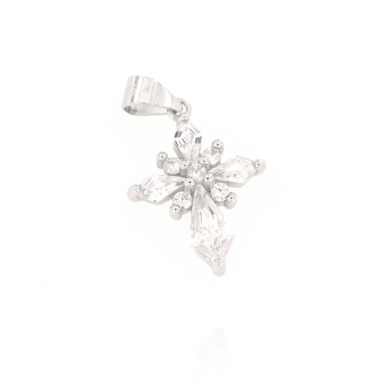 CIONDOLO ARGENTO ZIRCONE