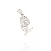 CIONDOLO ARGENTO ZIRCONE