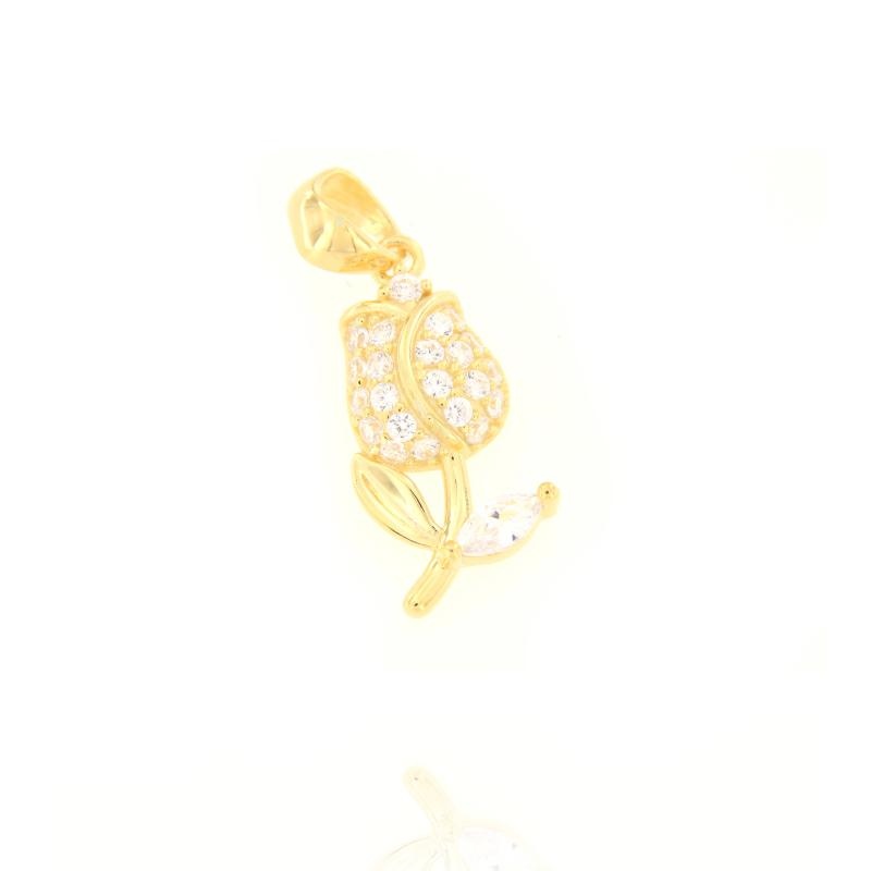CIONDOLO ARGENTO ZIRCONE