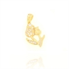 CIONDOLO ARGENTO ZIRCONE