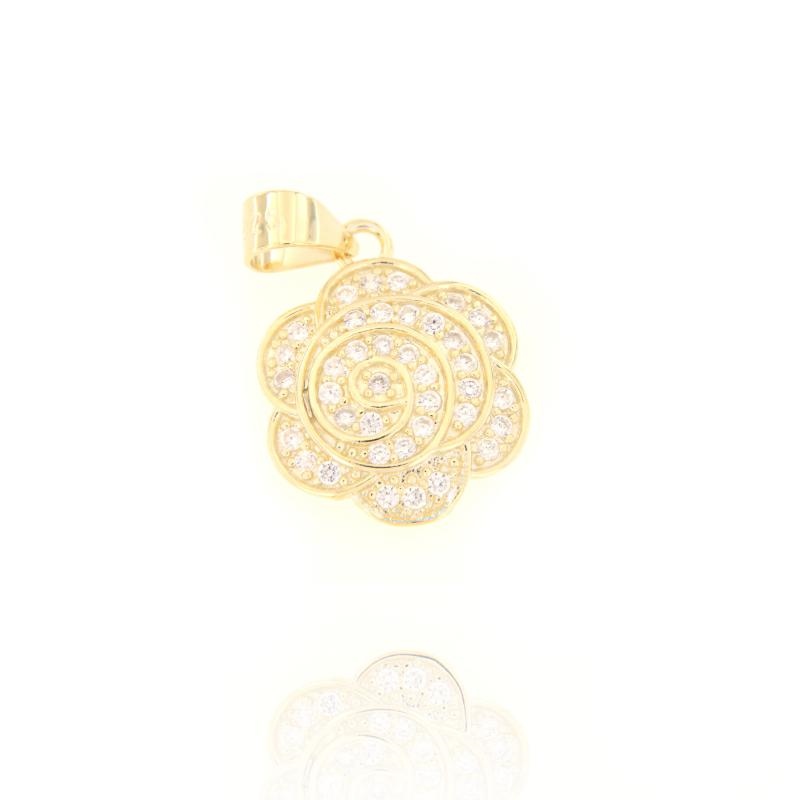 CIONDOLO ARGENTO ZIRCONE