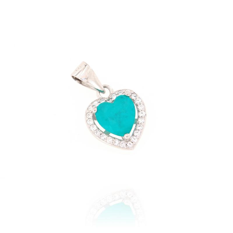 CIONDOLO ARGENTO ZIRCONE