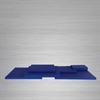 ESPOSITORE PELLE BLU BASE