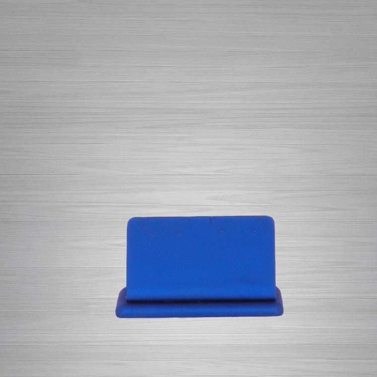ESPOSITORE PELLE BLU PARURE