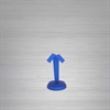 ESPOSITORE PELLE BLU ORECCHINO
