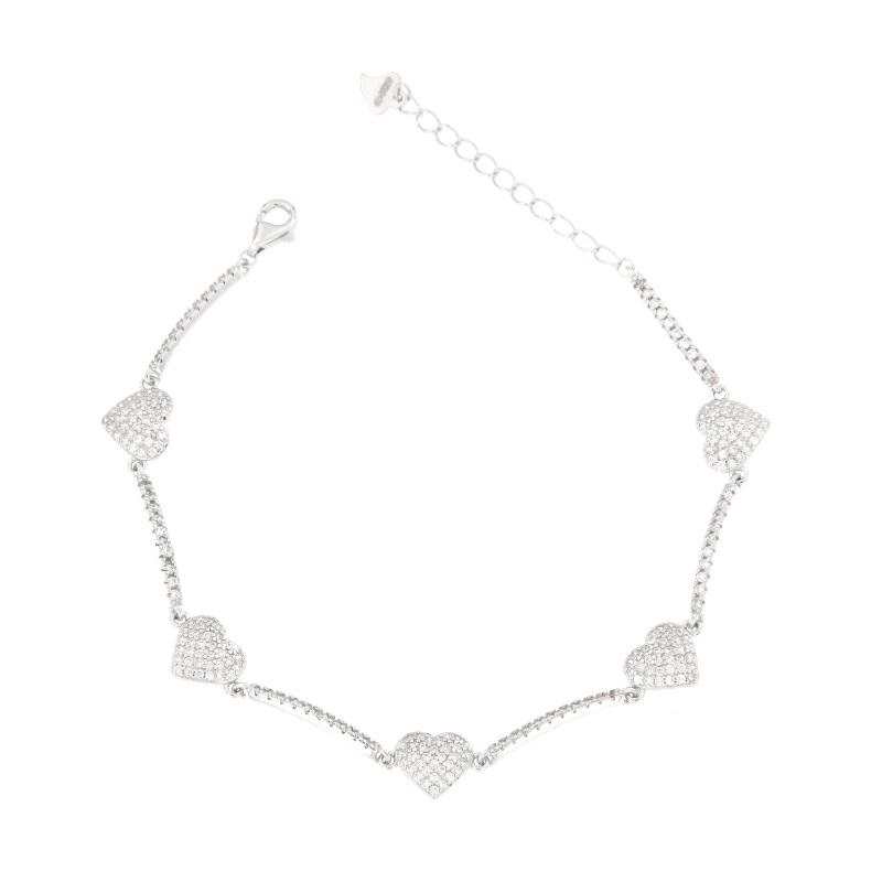 BRACCIALE ARGENTO ZIRCONE