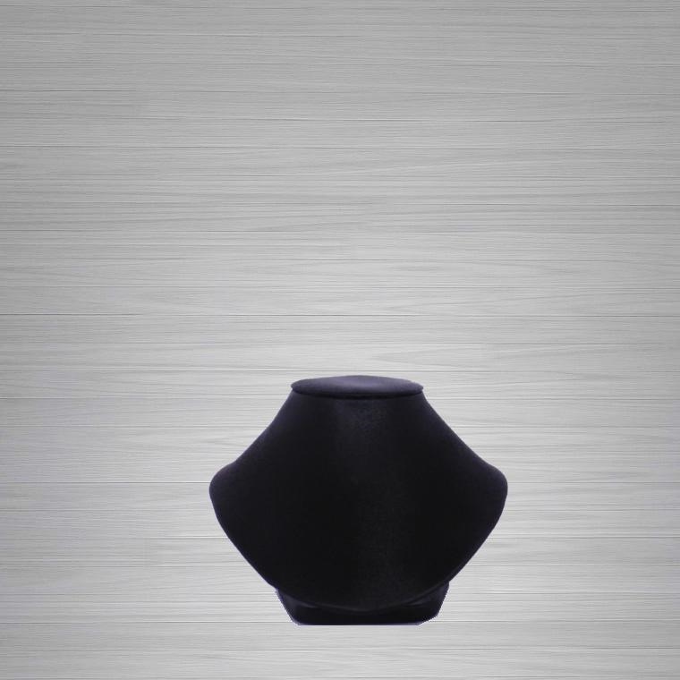 ESPOSITORE PELLE NERA COLLO