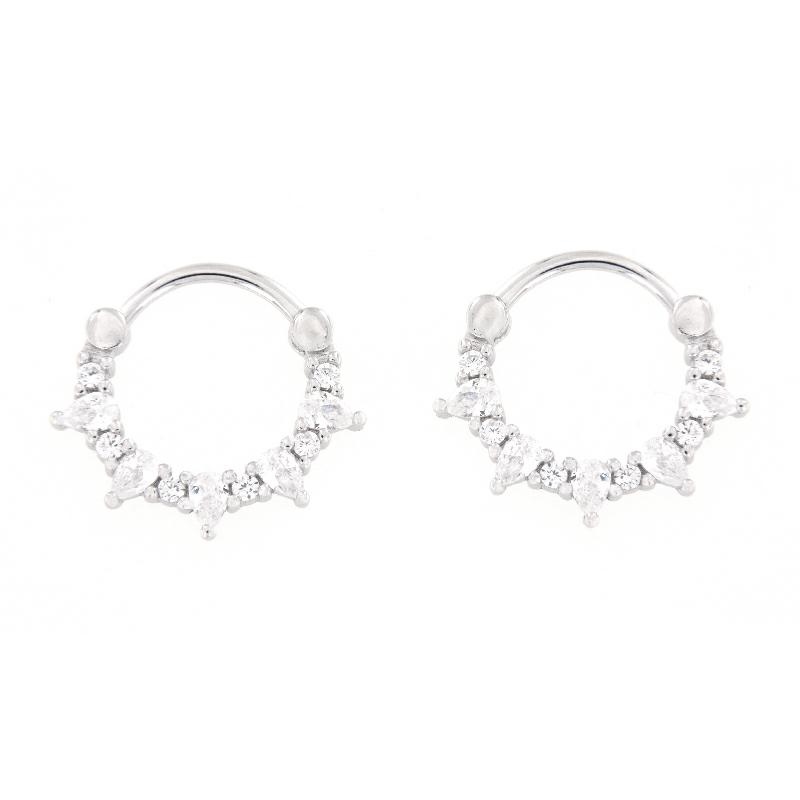 ORECCHINO ARGENTO ZIRCONE