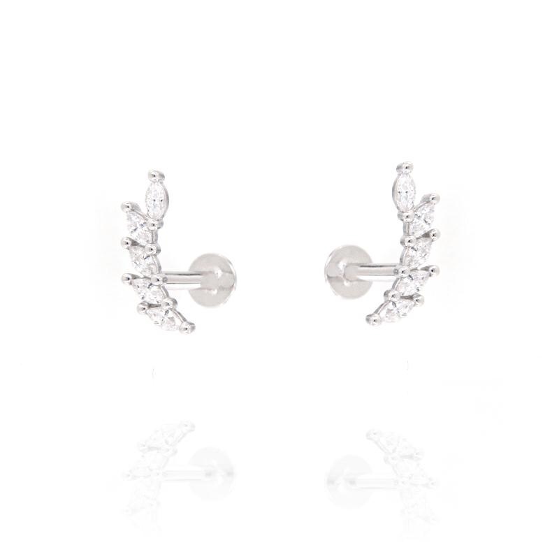 PIERCING ARGENTO ZIRCONE 3PZ