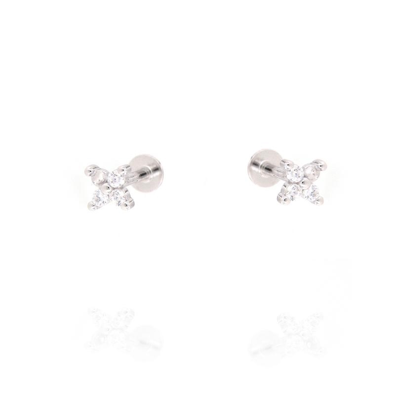 PIERCING ARGENTO ZIRCONE 3PZ