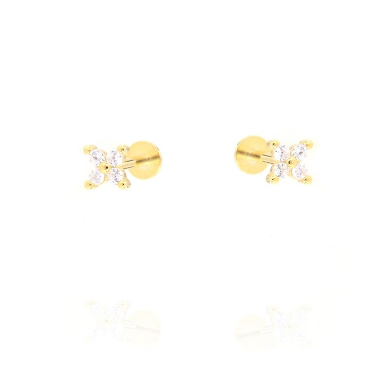 PIERCING ARGENTO ZIRCONE 3PZ