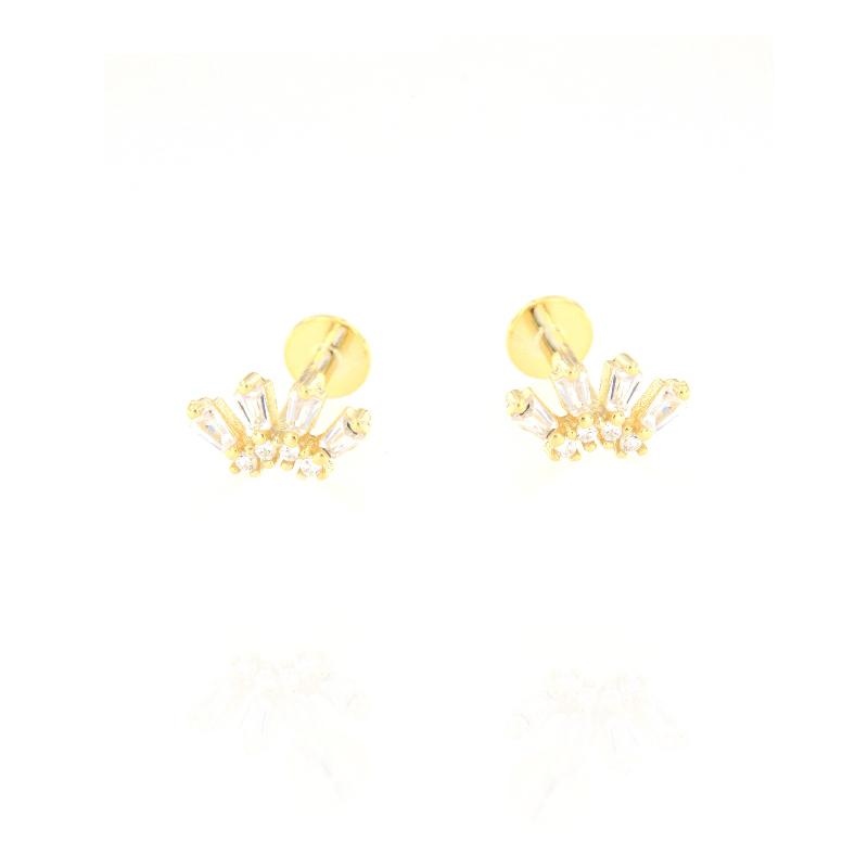 PIERCING ARGENTO ZIRCONE 3PZ