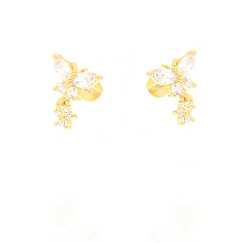PIERCING ARGENTO ZIRCONE 3PZ
