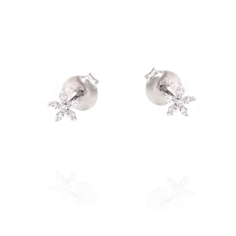 ORECCHINO ARGENTO ZIRCONE 3PZ