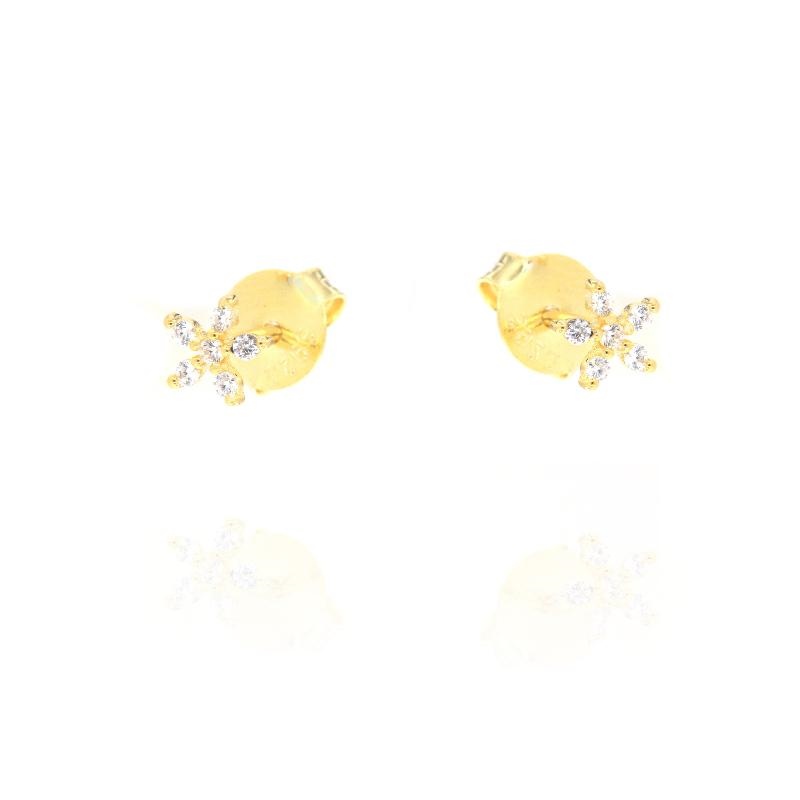 ORECCHINO ARGENTO ZIRCONE 3PZ