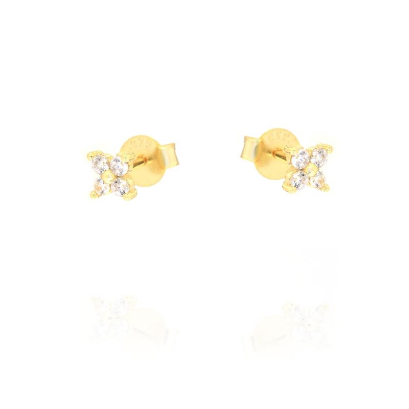 ORECCHINO ARGENTO ZIRCONE 3PZ