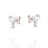 ORECCHINO ARGENTO ZIRCONE 3PZ