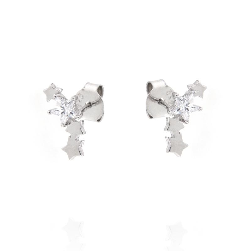ORECCHINO ARGENTO ZIRCONE 3PZ