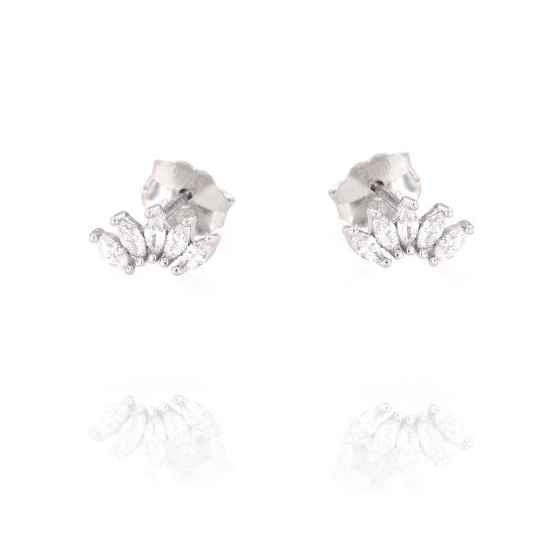 ORECCHINO ARGENTO ZIRCONE 3PZ