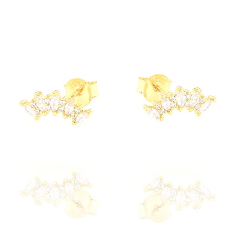 ORECCHINO ARGENTO ZIRCONE 3PZ