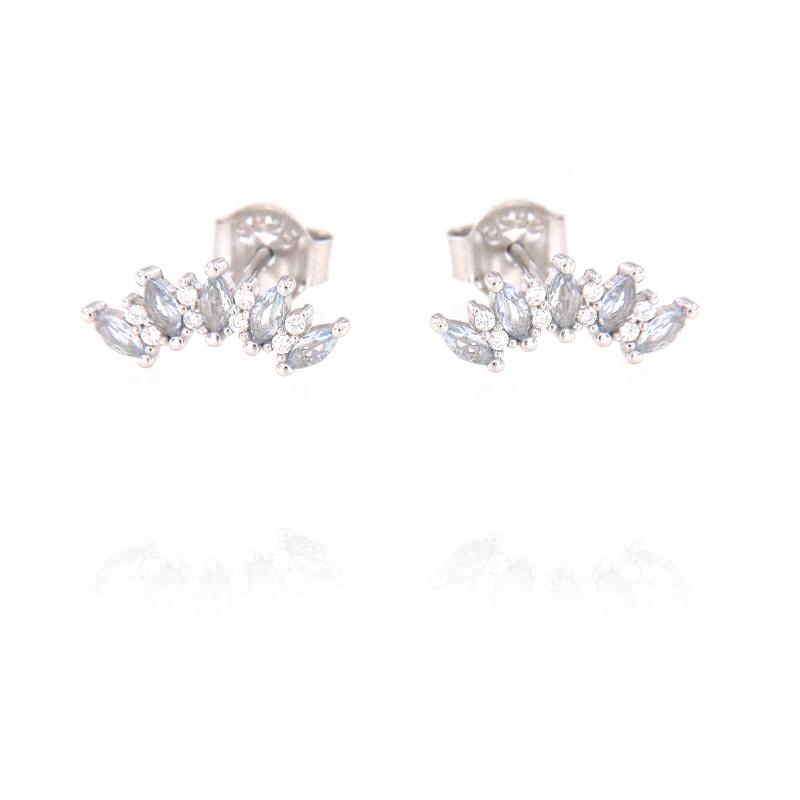 ORECCHINO ARGENTO ZIRCONE 3PZ