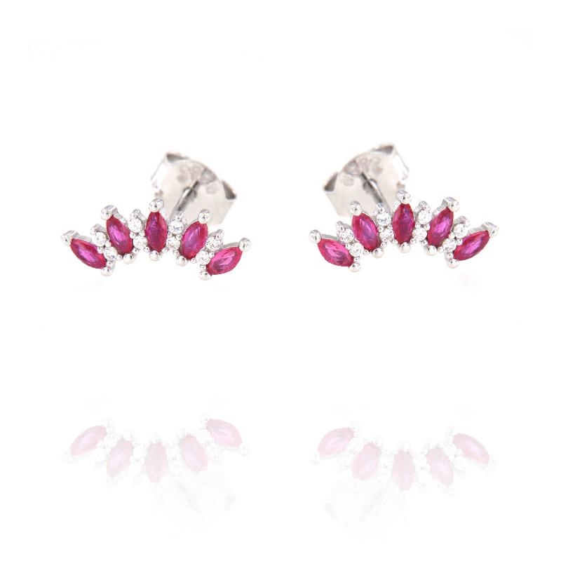 ORECCHINO ARGENTO ZIRCONE 3PZ