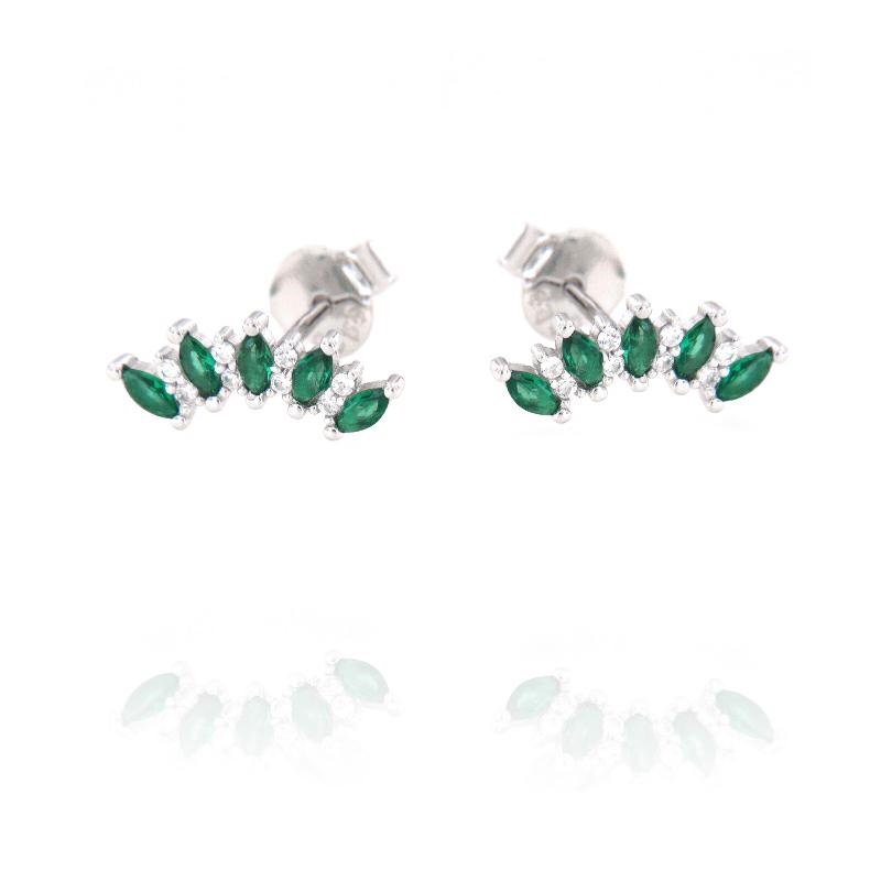 ORECCHINO ARGENTO ZIRCONE 3PZ