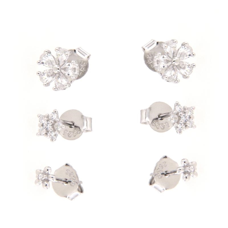 ORECCHINO ARGENTO ZIRCONE 2PZ