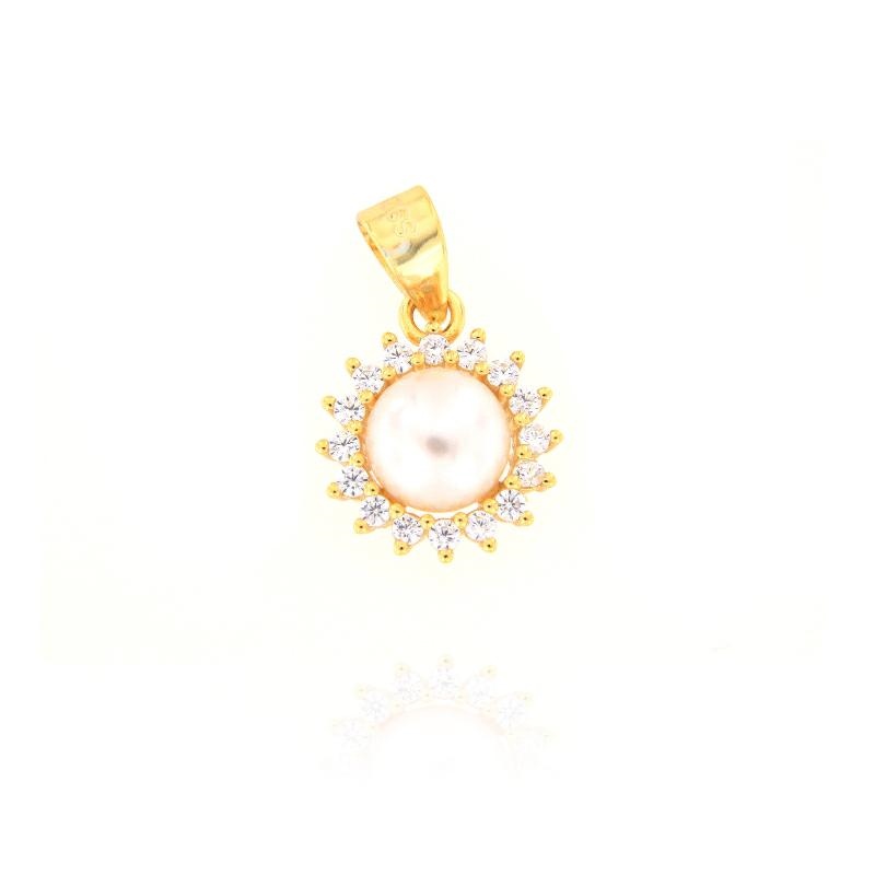 CIONDOLO ARGENTO ZIRCONE