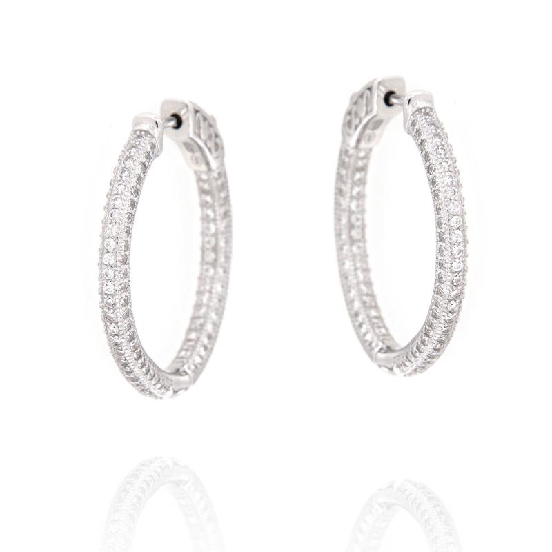 ORECCHINO ARGENTO ZIRCONE