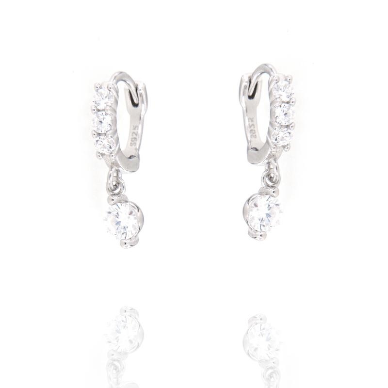 ORECCHINO ARGENTO ZIRCONE