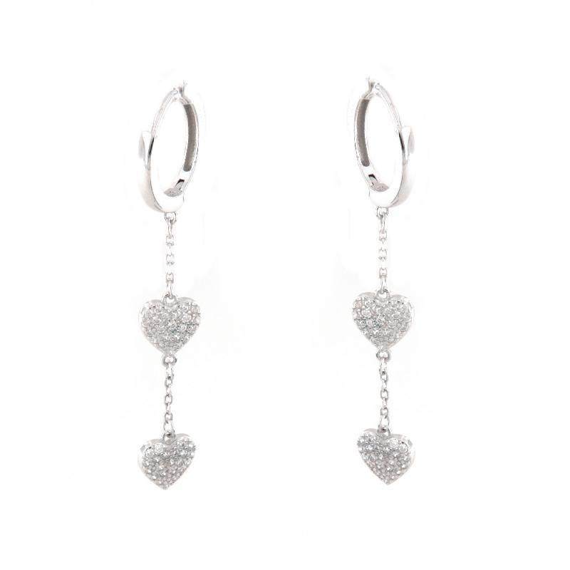 ORECCHINO ARGENTO ZIRCONE